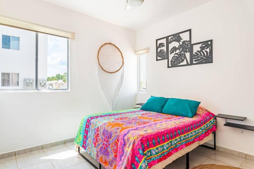 Lovely Cozy Apt W/Pool 2 Bedrooms. Great Location! Puerto Morelos Eksteriør billede