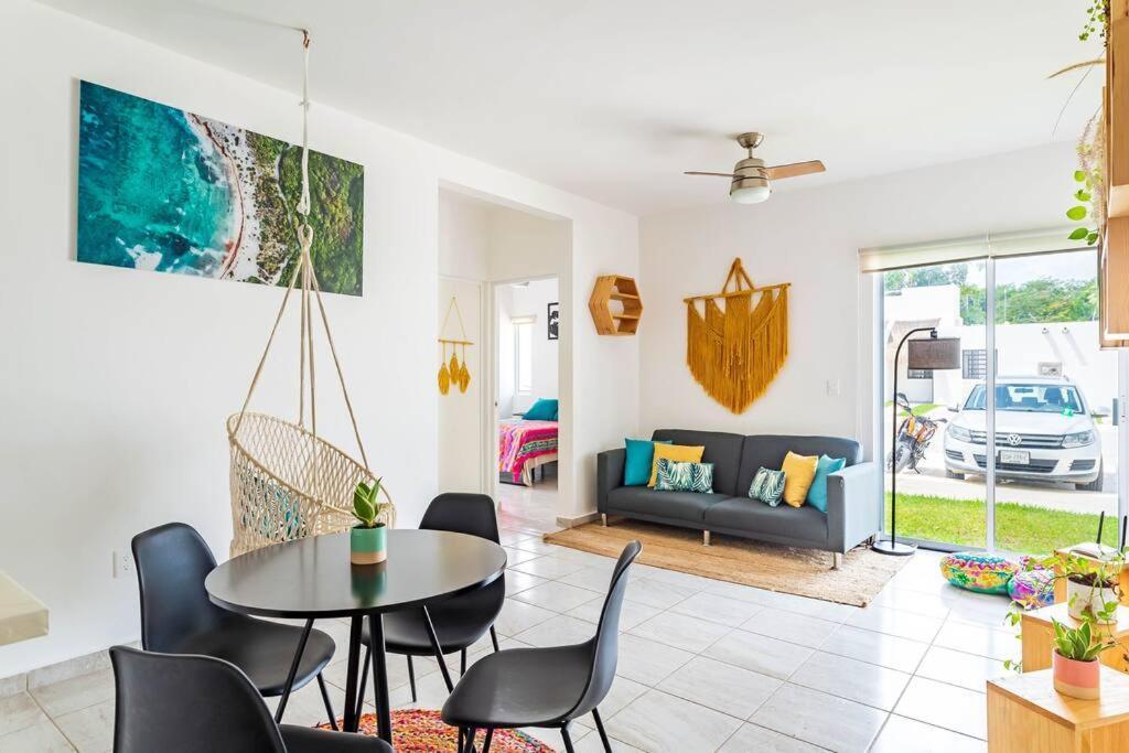 Lovely Cozy Apt W/Pool 2 Bedrooms. Great Location! Puerto Morelos Eksteriør billede
